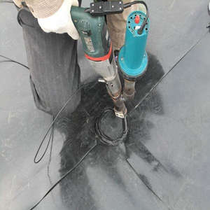 擠壓焊修補土工膜